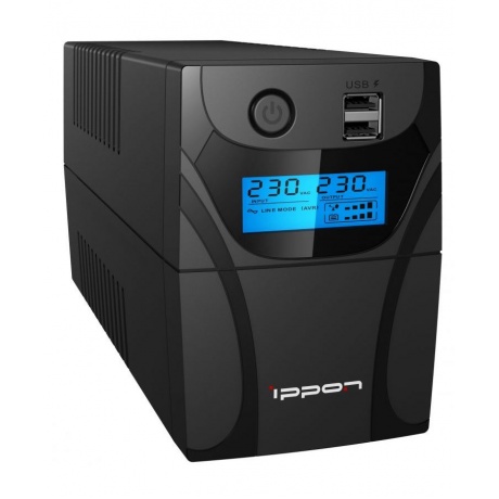 ИБП Ippon Back Power Pro II Euro 850 черный (1005575) - фото 1