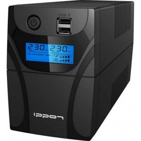 ИБП Ippon Back Power Pro II Euro 850 черный (1005575)