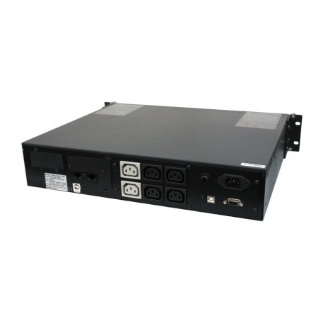 ИБП Powercom King Pro RM KIN-600AP RM (1U) USB 360Вт черный - фото 2