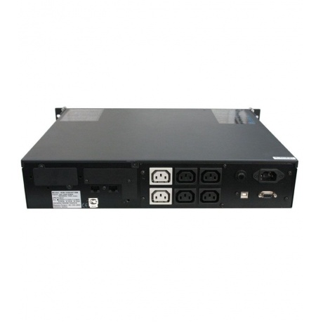 ИБП Powercom King Pro RM KIN-600AP RM (1U) USB 360Вт черный - фото 4
