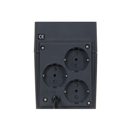 ИБП Powercom RPT-800AP EURO USB черный - фото 2