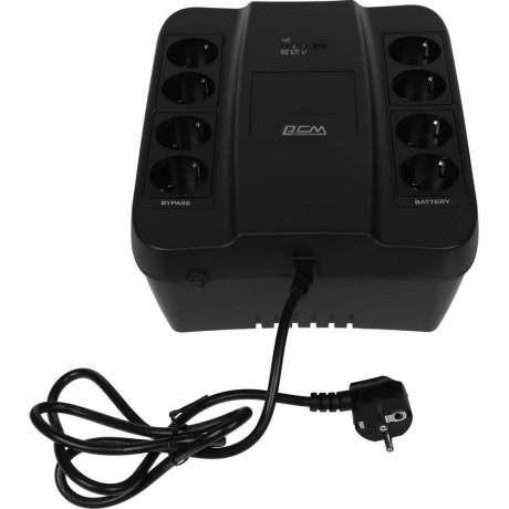 ИБП Powercom Spider SPD-650N черный - фото 3