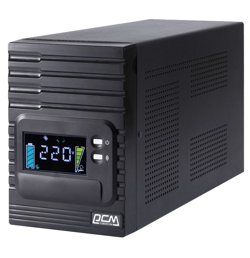 ИБП Powercom Smart King Pro+ SPT-3000-II LCD Black ибп powercom spt 500 ii 500va