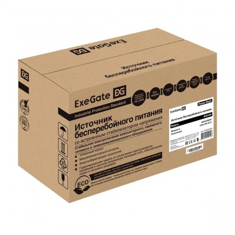 ИБП ExeGate Power Back BNB 600 Black - фото 8