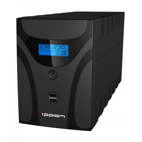 ИБП Ippon Smart Power Pro II Euro 1600 черный - фото 3