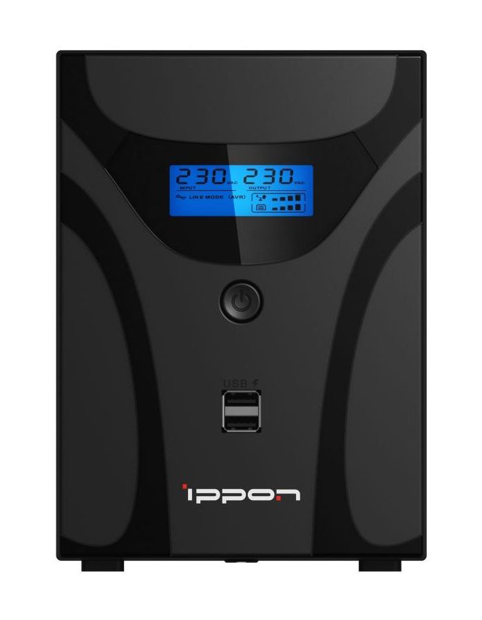 цена ИБП Ippon Smart Power Pro II Euro 1600 черный