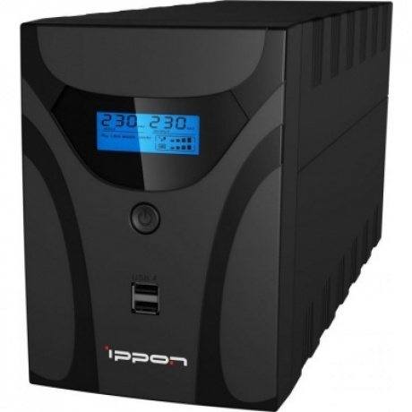 ИБП Ippon Smart Power Pro II Euro 1600 черный - фото 3