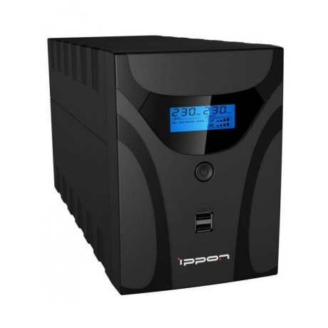 ИБП Ippon Smart Power Pro II 1200 черный - фото 2