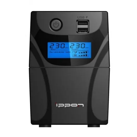 ИБП Ippon Back Power Pro II Euro 650 черный