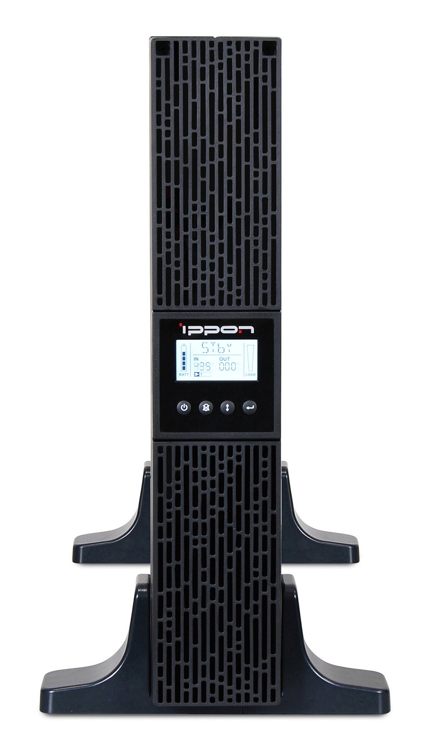 ИБП Ippon Smart Winner II 1000 черный комплект для монтажа в стойку ибп и бат блоков ippon innova smart winner new