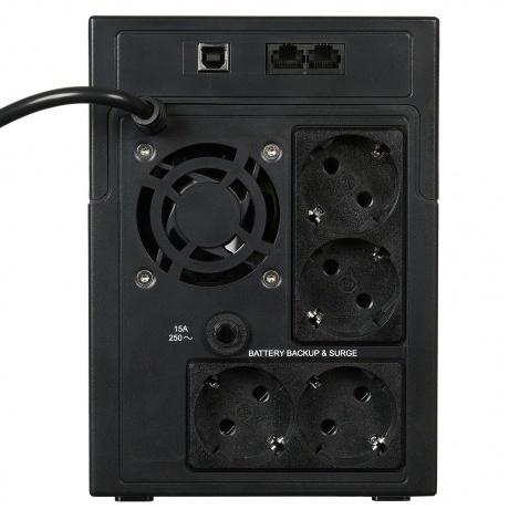 ИБП Ippon Back Basic 1500 Euro черный - фото 2