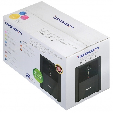 ИБП Ippon Back Basic 1500 Euro черный - фото 11