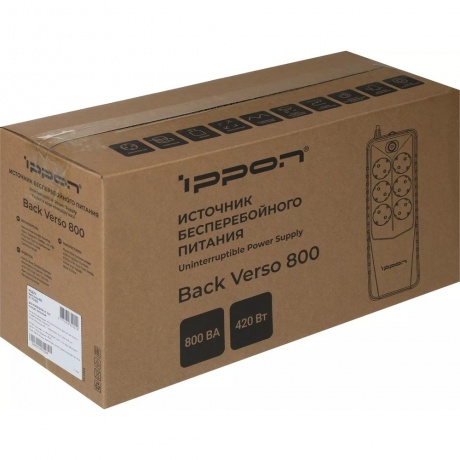 ИБП Ippon Back Verso 800 (751623) - фото 12