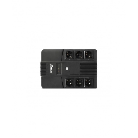 Источник бесперебойного питания Powerman UPS Brick 600 black (6117367) - фото 2
