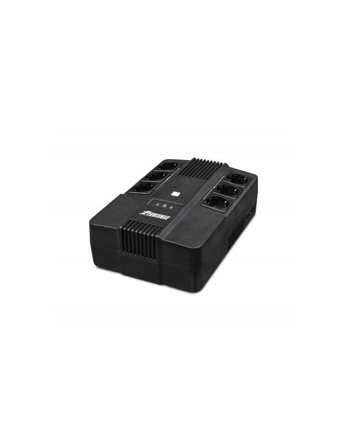 аккумулятор для ибп powerman 24 18 2u 1 4 6135039 Источник бесперебойного питания Powerman UPS Brick 800 black (6117368)