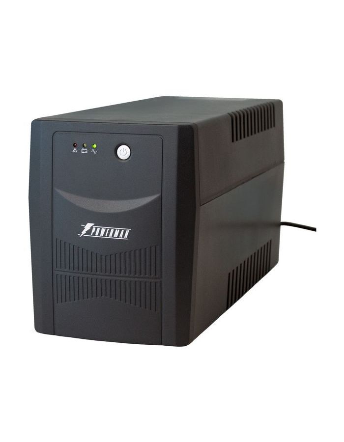 интерактивный ибп powerman back pro 1500 черный 900 вт Источник бесперебойного питания Powerman UPS Back Pro 1500 Plus black (6104830)