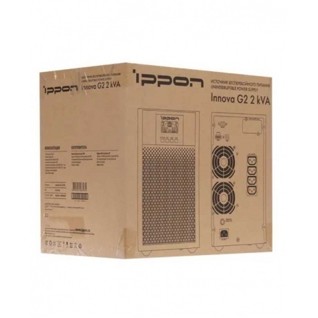 Источник бесперебойного питания Ippon Innova G2 2000 black (427358) - фото 6