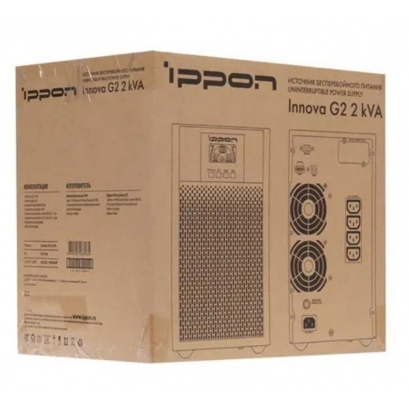 Источник бесперебойного питания Ippon Innova G2 2000 black (427358) - фото 8