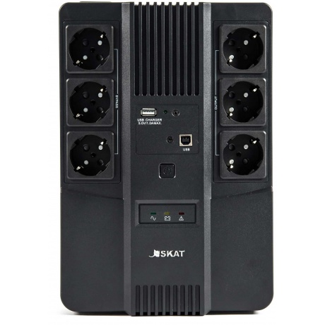 ИБП Бастион SKAT-UPS 800 AI black (SKAT-UPS 800 AI) - фото 2