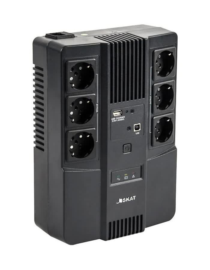 ИБП Бастион SKAT-UPS 800 AI black (SKAT-UPS 800 AI) ибп бастион skat ups 3000 rack 6x9ah исп e