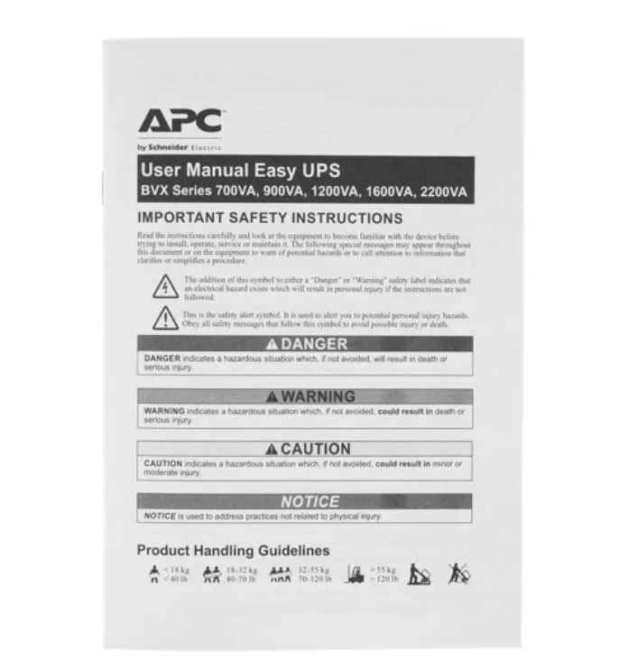 ИБП APC Easy-UPS BVX1600LI black (BVX1600LI) - фото 8