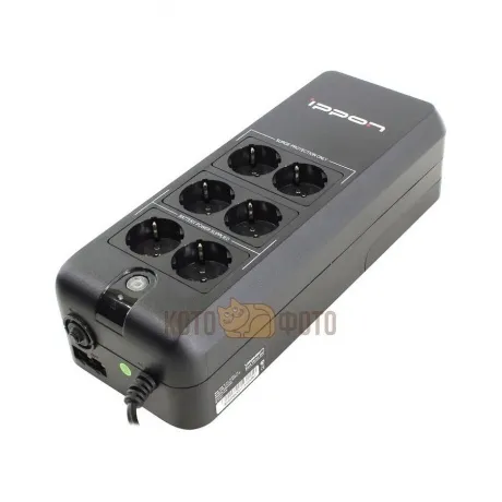 ИБП Ippon Back Verso 600 300Вт 600ВА черный
