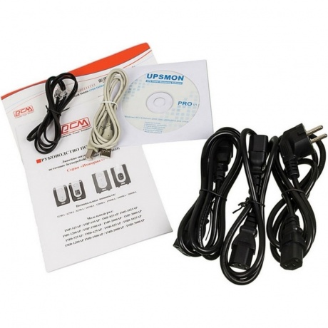 ИБП Powercom IMP-625AP (3 кабеля) - фото 6