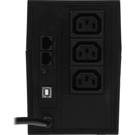 ИБП Powercom RPT-1000AP 600W черный 3*IEC320 - фото 5