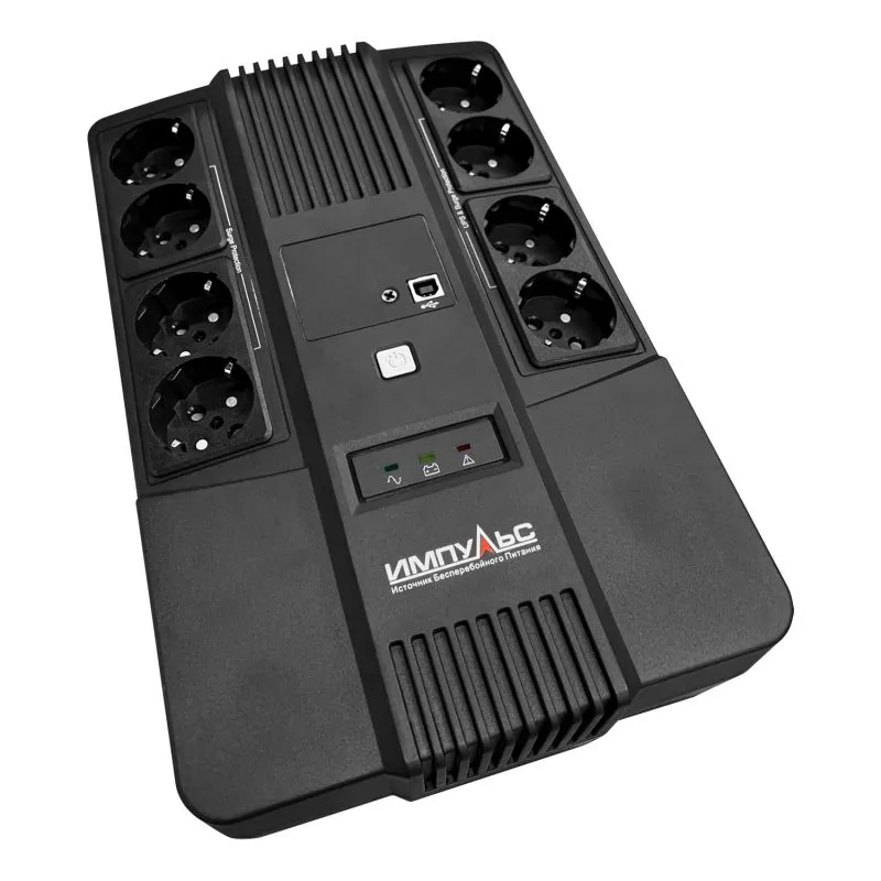 ИБП Impuls Мастер 800 480Вт 800ВА черный (MT80103)