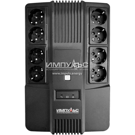 ИБП Импульс Мастер 1000 600Вт 1000ВА черный (MT10201) - фото 2