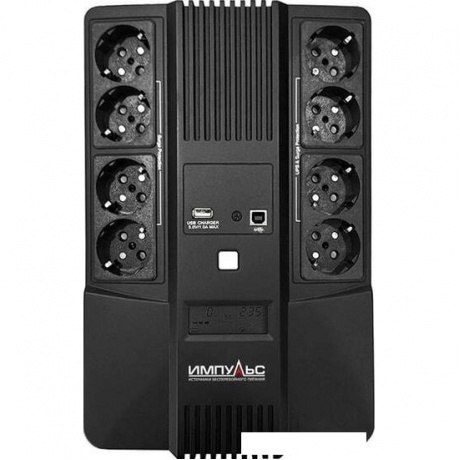 ИБП Импульс Мастер 1000 600Вт 1000ВА черный (MT10201) - фото 3