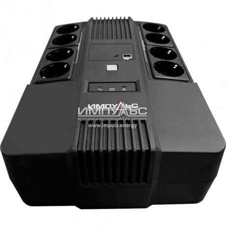 ИБП Импульс Мастер 1000 600Вт 1000ВА черный (MT10201) - фото 4