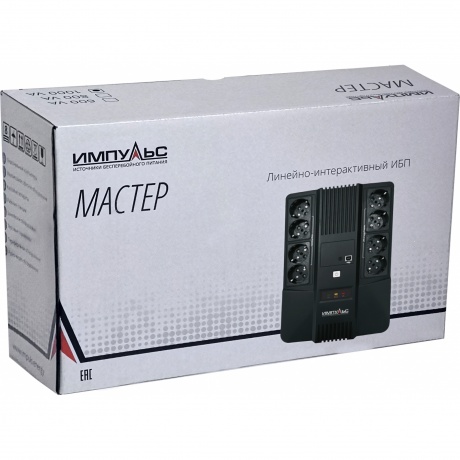 ИБП Импульс Мастер 1000 600Вт 1000ВА черный (MT10201) - фото 7