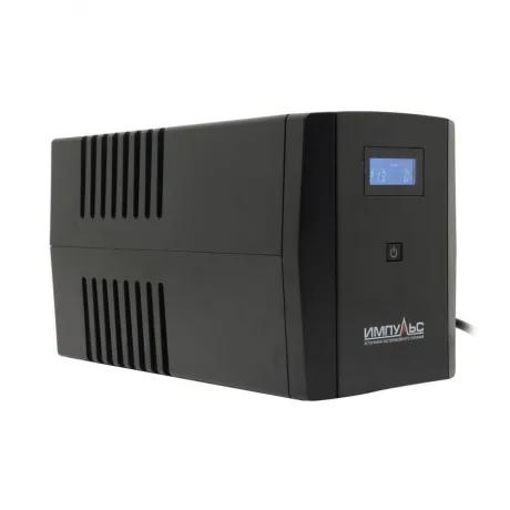 ИБП Импульс Юниор Смарт 1500 900Вт 1500ВА черный (JS15211)