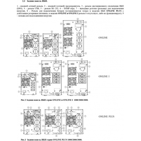 ИБП Powerman Online 3000 2700W (6046353) - фото 7