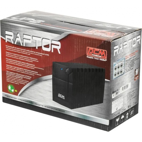 ИБП Powercom Raptor RPT-600AP Line-interactive 360W (792803) - фото 10