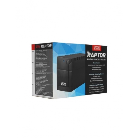 ИБП Powercom Raptor RPT-600A Line-interactive 360W (792801) - фото 14