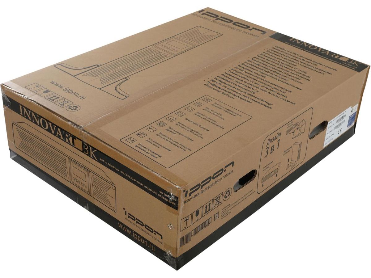 ИБП Ippon Innova RT 3000 Online 2700W (621781) - фото 16