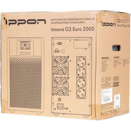 ИБП Ippon Innova G2 Euro 2000 On-line 1800W (1080978) - фото 10