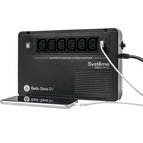 ИБП Systeme Electric Back-Save BV 800 ВА (BVSE800I) - фото 11