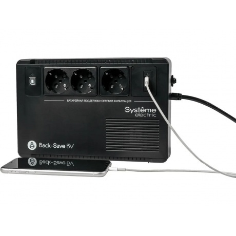 ИБП Systeme Electric Back-Save BV 400 ВА (BVSE400RS) - фото 12