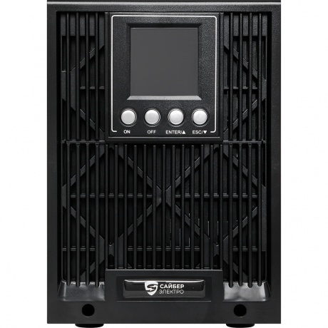 

ИБП Сайбер Электро ЭКСПЕРТ ПЛЮС-1000 Онлайн, Напольное исполнение 1000ВА/900Вт. USB/RS-232/EPO/SNMPslot (2 EURO + 1 IEC С13) поставляется без аккумуляторных батарей, для работы необходим внешний батарейный массив 24В=2х12В, ток заряда 8А