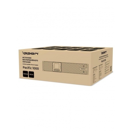 Источник бесперебойного питания Ippon Pacific 1000 900Вт 1000ВА черный - фото 23