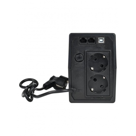 Источник бесперебойного питания ITK Electra EET-0600VA-1-001-S 360Вт 600ВА черный - фото 3