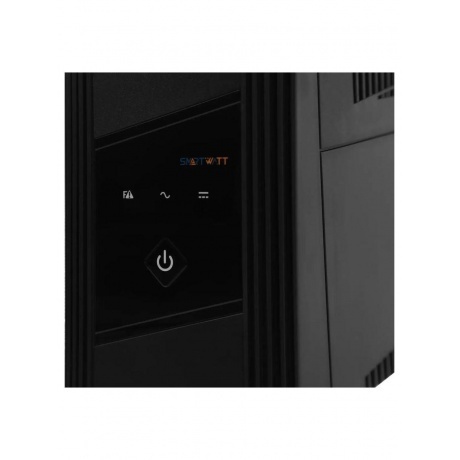 Источник бесперебойного питания Smartwatt Uni 250Вт 450ВА черный - фото 5