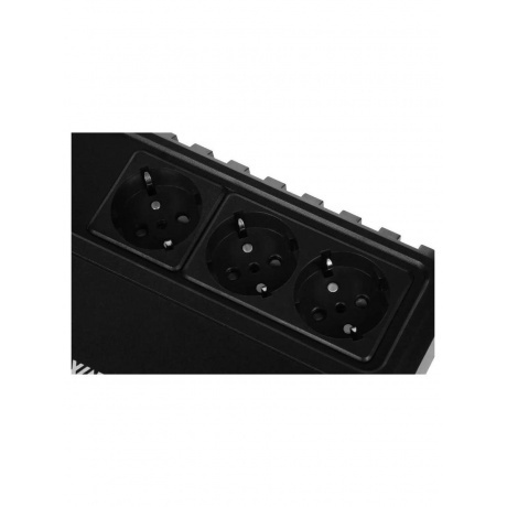 Источник бесперебойного питания Smartwatt Safe 480Вт 800ВА черный - фото 9