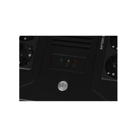 Источник бесперебойного питания Smartwatt Safe Pro 360Вт 600ВА черный - фото 7