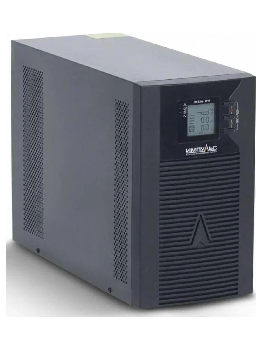 Источник бесперебойного питания Импульс СПРИНТЕР 2000 1800Вт 2000ВА черный - фото 2