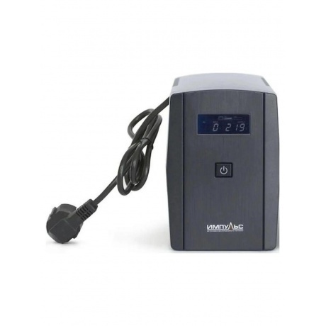 Источник бесперебойного питания Импульс JS10102 600Вт 1000ВА черный - фото 4