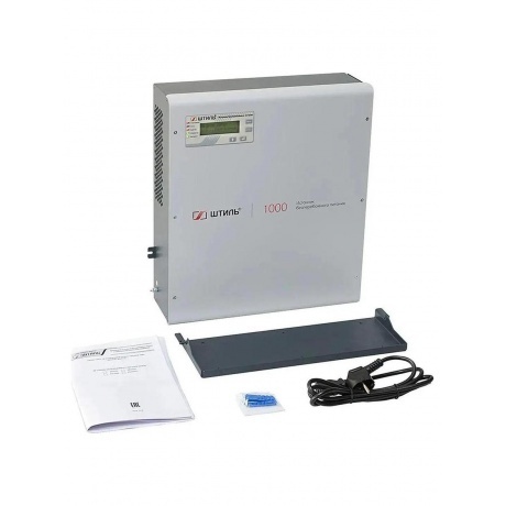 Источник бесперебойного питания Штиль SW1000L 900Вт 1000ВА серый - фото 7